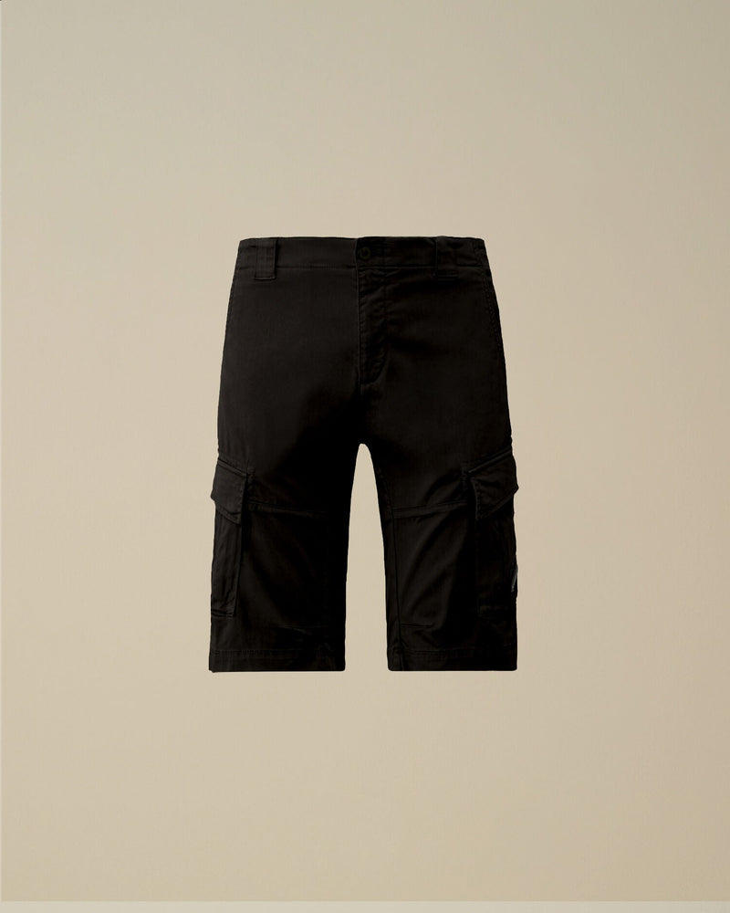 C.P Company - Short Cargo stretch sateen Noir
