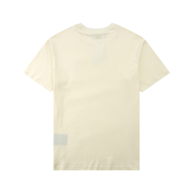 T-shirt Ami Paris Beige Coeur Beige