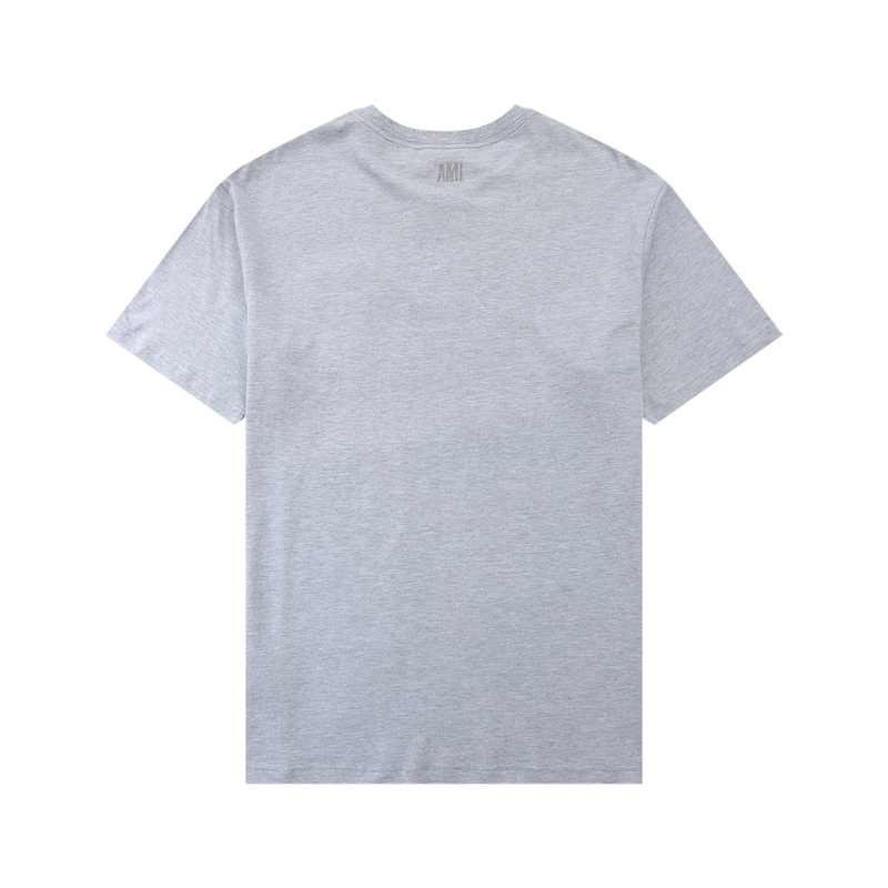 T-shirt Ami Paris Gris Coeur Gris