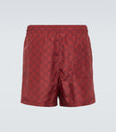 GUCCI - Short de bain GG Rouge