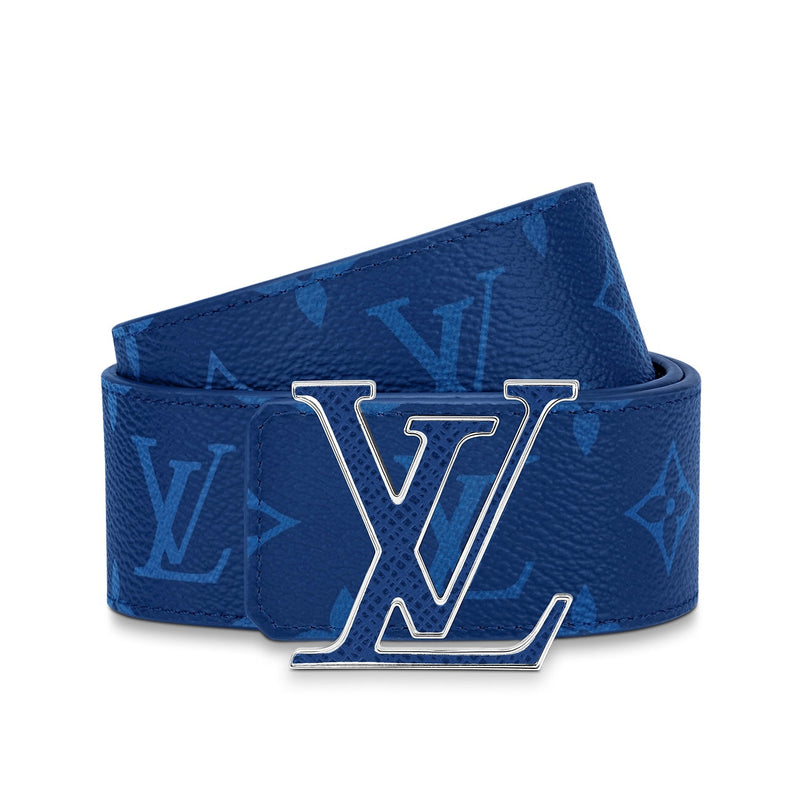 Louis Vuitton - Ceinture LV Initiales 40 mm réversible Bleu