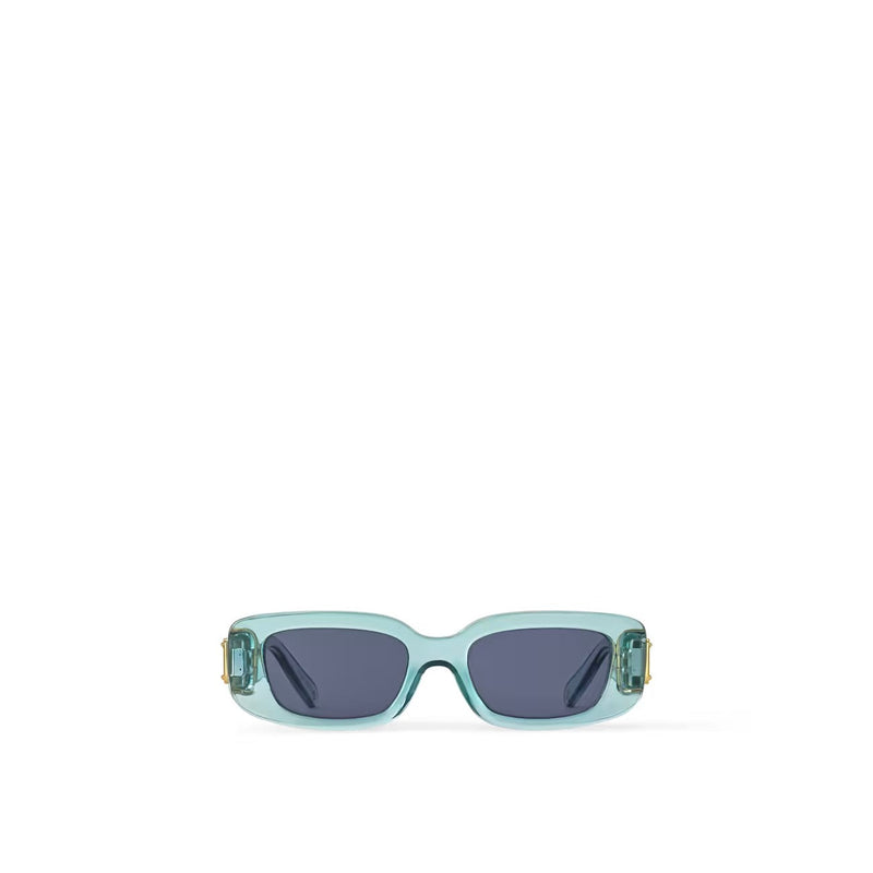 Louis Vuitton - Lunettes de soleil cat eye S-Lock Crystal Blue