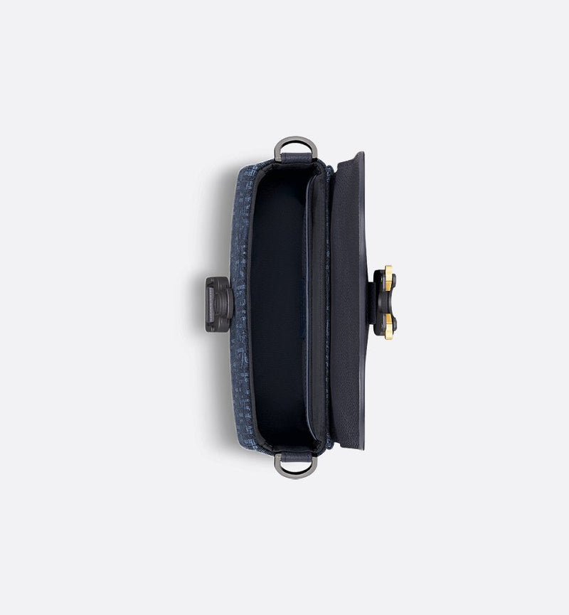 Mini sac Messenger à rabat Saddle Bleu Marine