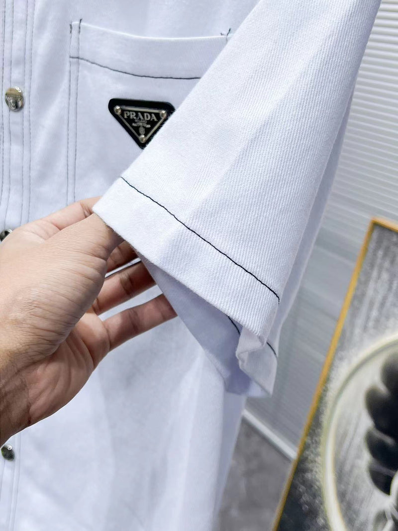 Prada - Ensemble Prada CHEMISE + SHORT Blanc