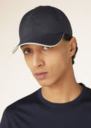 Loro Piana - Casquette Bleu Marine/Ivoire