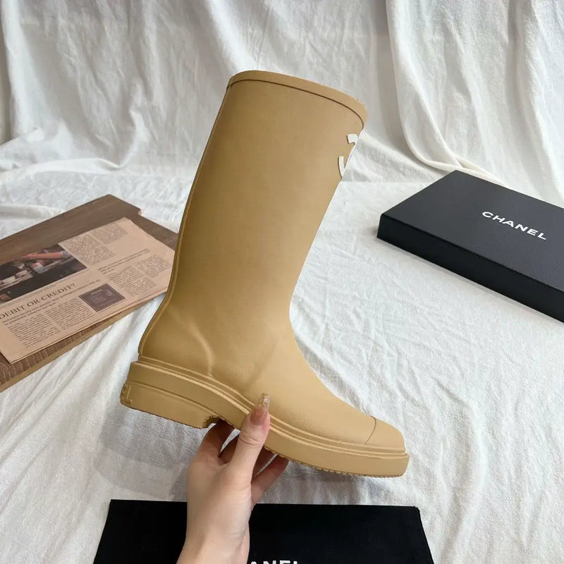 Chanel - Bottes Rain Wellington Rubber en caoutchouc (3 coloris)