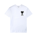 T-shirt Ami Paris Blanc Coeur Noir