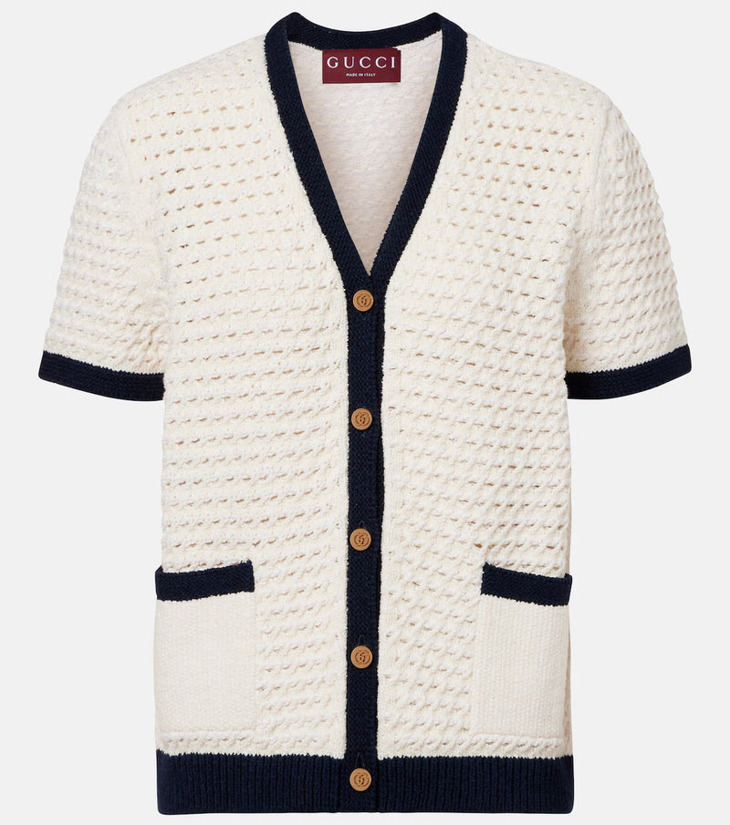 Gucci - Cardigan en coton mélangé