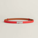 Hermès - Ceinture Kelly 18 Rose Texas