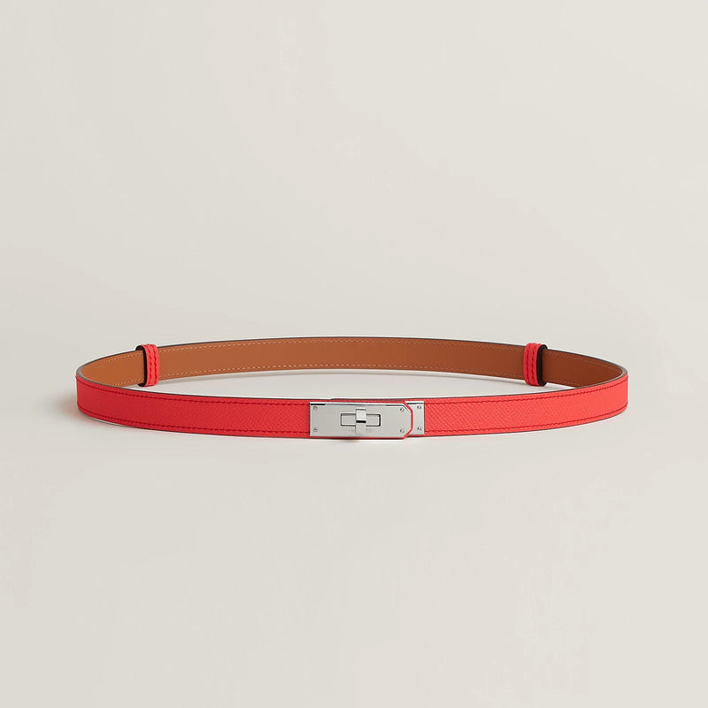 Hermès - Ceinture Kelly 18 Rose Texas