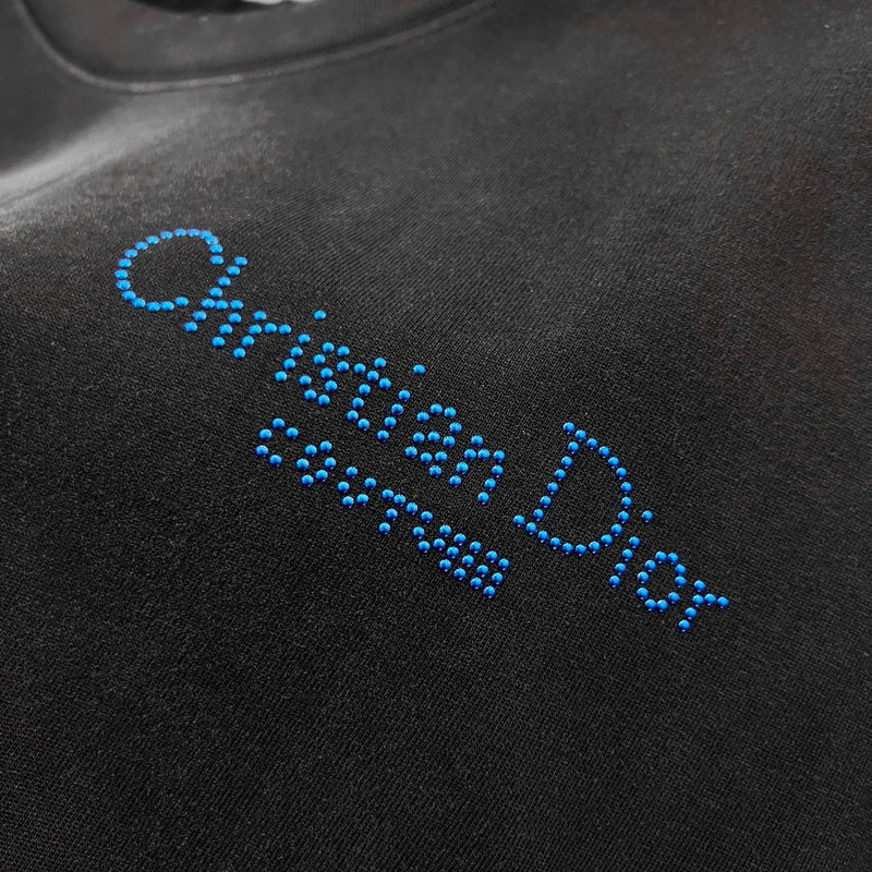 Dior - T-shirt en coton Dior Signature Noir