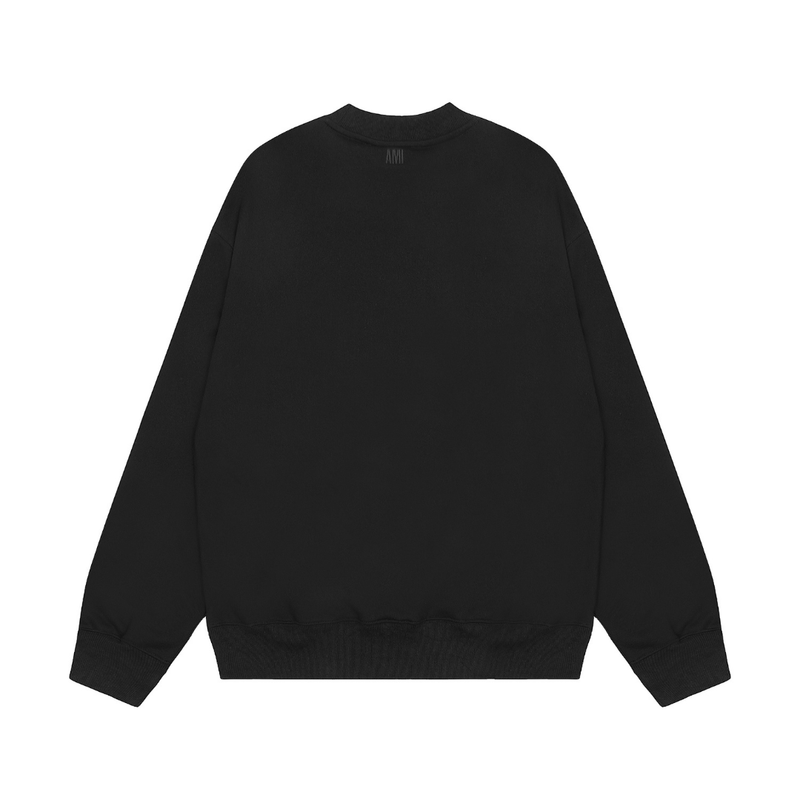 Ami Paris - Pull Ami Noir Cœur Noir