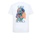 Casablanca - T-shirt Coloré Blanc