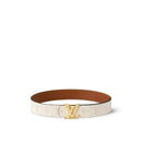 Louis Vuitton - Ceinture LV Dimension Monogram Héritage 40 mm réversible Beige