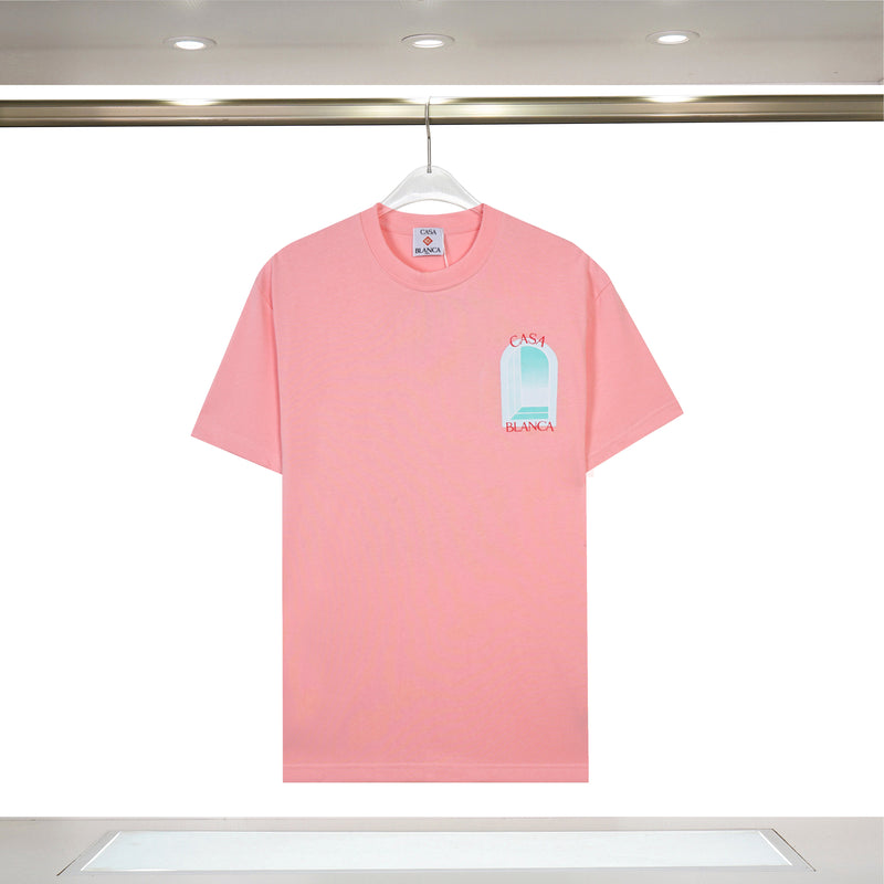 Casablanca - T-shirt Casa L’Arche Nuance de Bleu Rose