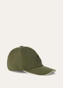 Loro Piana - Casquette Vert lichen foncé/Ivoire