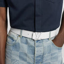 Louis Vuitton - Ceinture LV Initiales 40 mm réversible Blanc