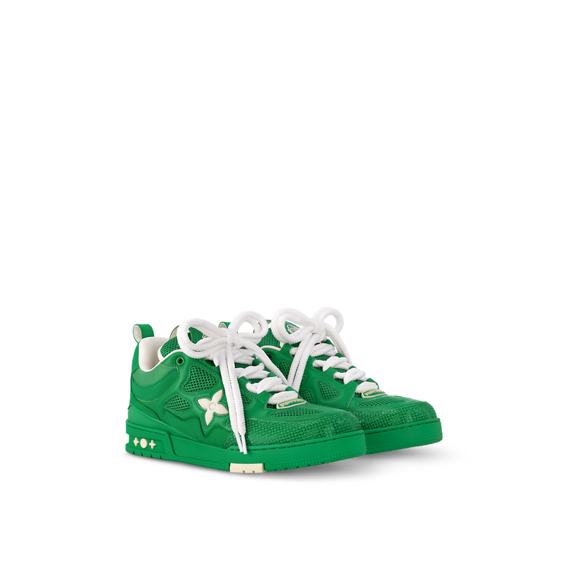 Sneaker LV Skate Vert Blanc Cassé