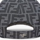 Casquette de baseball en tissu jacquard FF Gris Clair