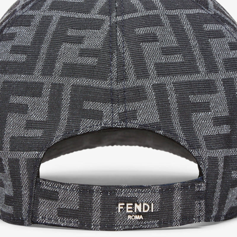 Casquette de baseball en tissu jacquard FF Gris Clair