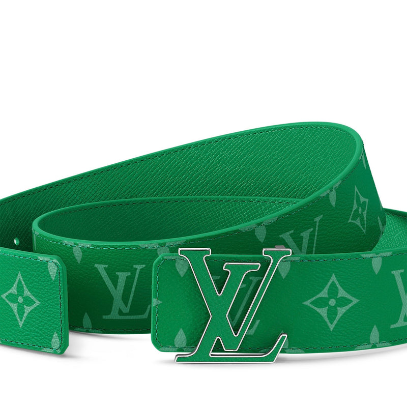 Louis Vuitton - Ceinture LV Initiales 40 mm réversible Vert