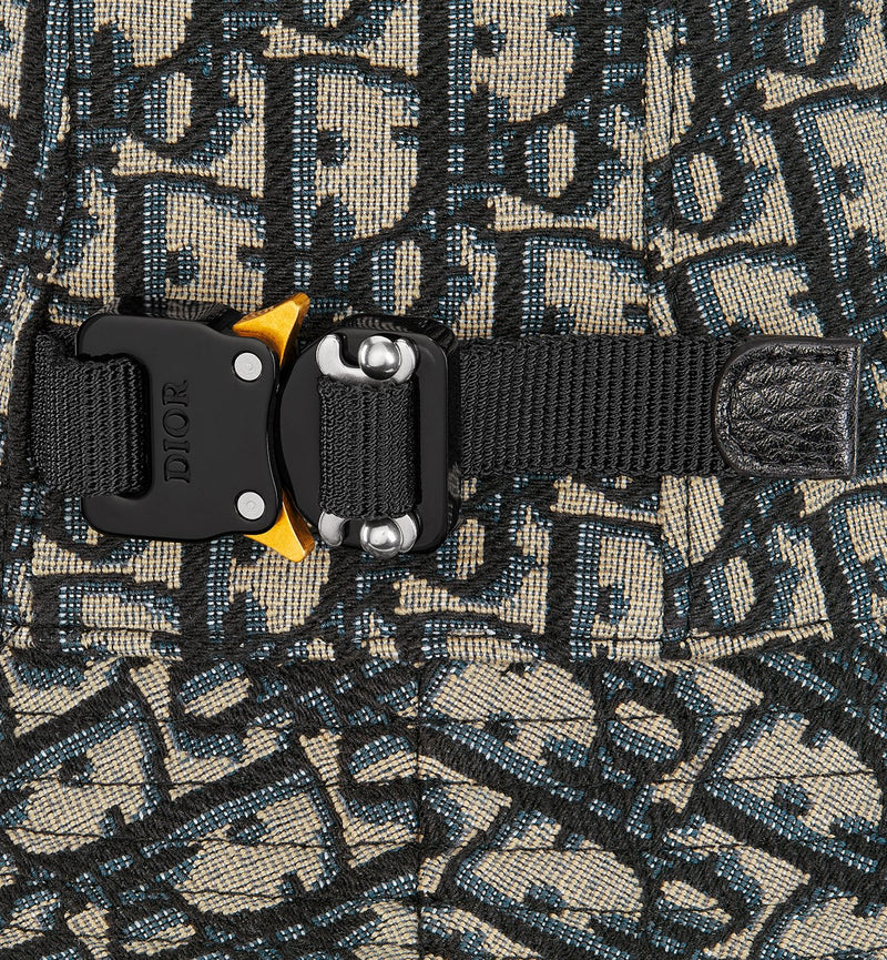 Dior - Bob Dior Oblique Bleu Marine / Beige