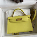 Hermes - Birkin 19 cm Jaune soleil