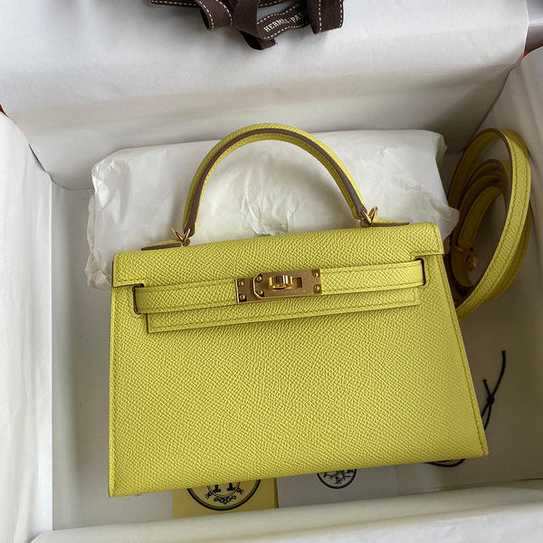 Hermes - Birkin 19 cm Jaune soleil