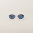 Miu Miu - Lunettes de soleil Miu Miu Logo Verres Bleus
