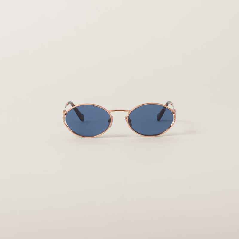 Miu Miu - Lunettes de soleil Miu Miu Logo Verres Bleus