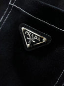 Prada - Ensemble Prada CHEMISE + SHORT en Denim Noir