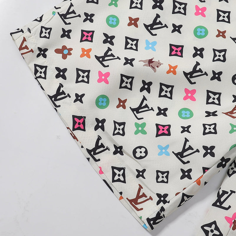 Louis Vuitton - Ensemble Chemise + Short Monogramme Multicolore