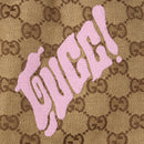 GUCCI - Short en toile en mélange de lin avec broderie