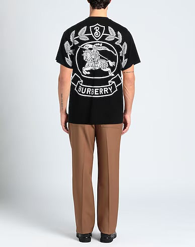 Burberry - T-shirt en coton Noir