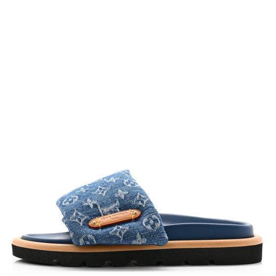 Louis Vuitton - Mule plate confort Pool Pillow Bleu