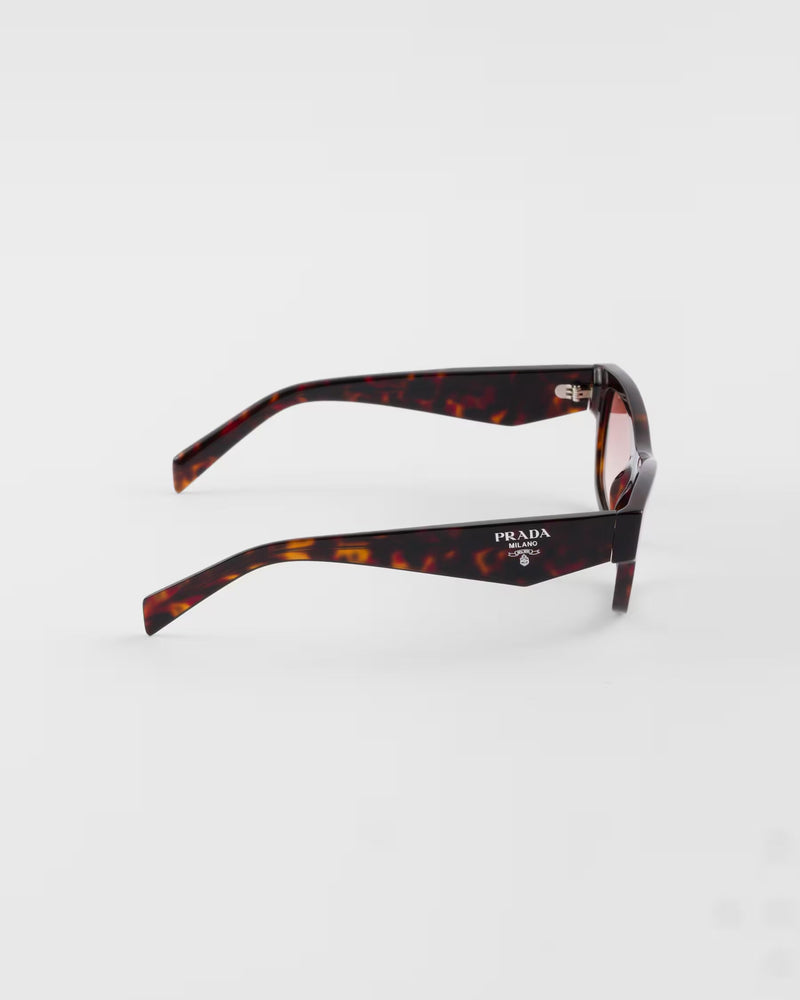 Prada - Lunettes De Soleil Prada Symbole Verres Dégradés Rose Poudré