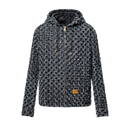 Louis Vuitton - Veste à capuche Monogramme en denim Bleu