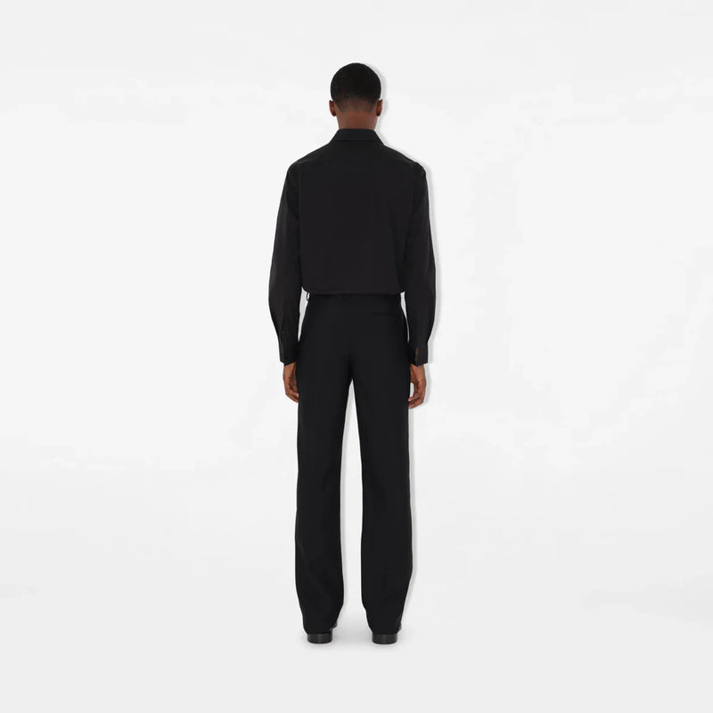 Burberry - Chemise en coton stretch Noir