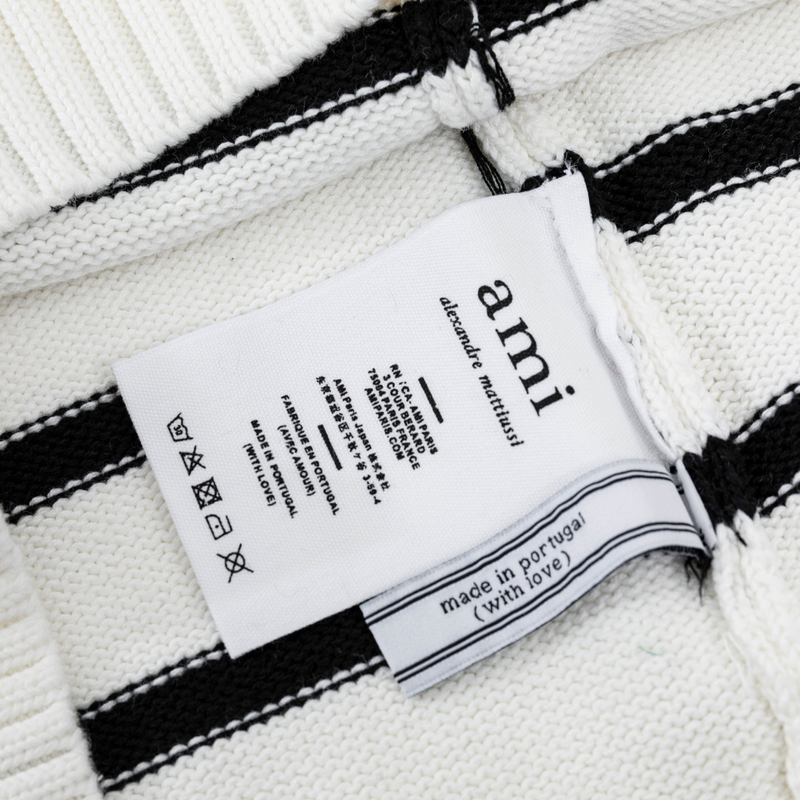 Ami Paris - Pull Ami Marin Blanc