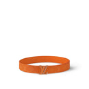 Louis Vuitton - Ceinture LV Initiales 40 mm réversible Orange