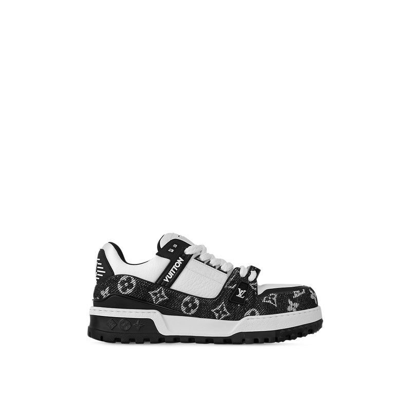 Sneaker LV Trainer Maxi Monogram Noir et Blanc