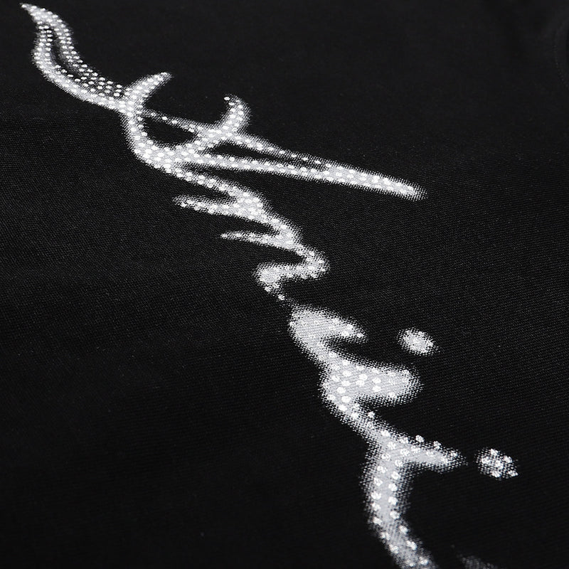 Amiri - T-shirt en coton Smoke Noir