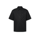 Louis Vuitton - Chemise manches courtes floquée en coton Noir
