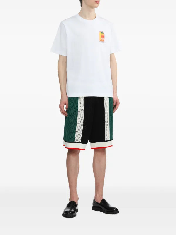 Casablanca - T-shirt Tennis Club Icon Blanc