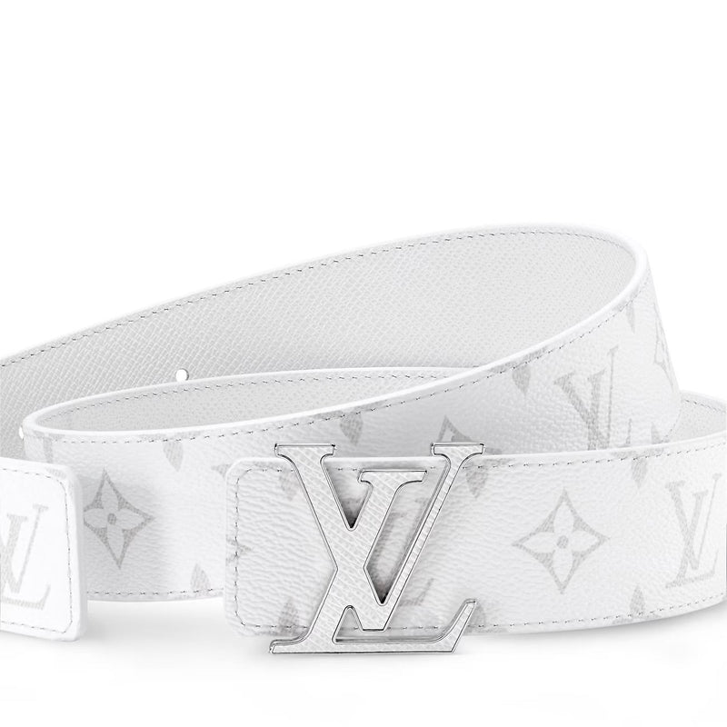 Louis Vuitton - Ceinture LV Initiales 40 mm réversible Blanc