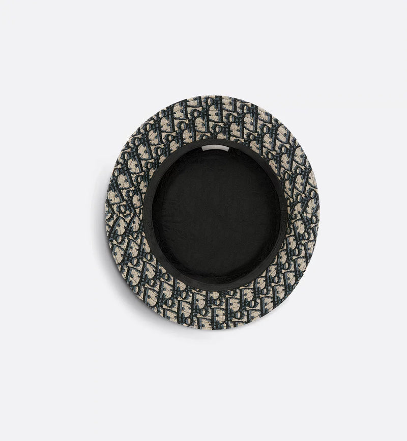 Dior - Bob Dior Oblique Bleu Marine / Beige