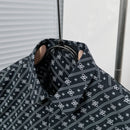 Fendi - Chemise à Manches Longues avec Motif Monogramme Noir/Blanc