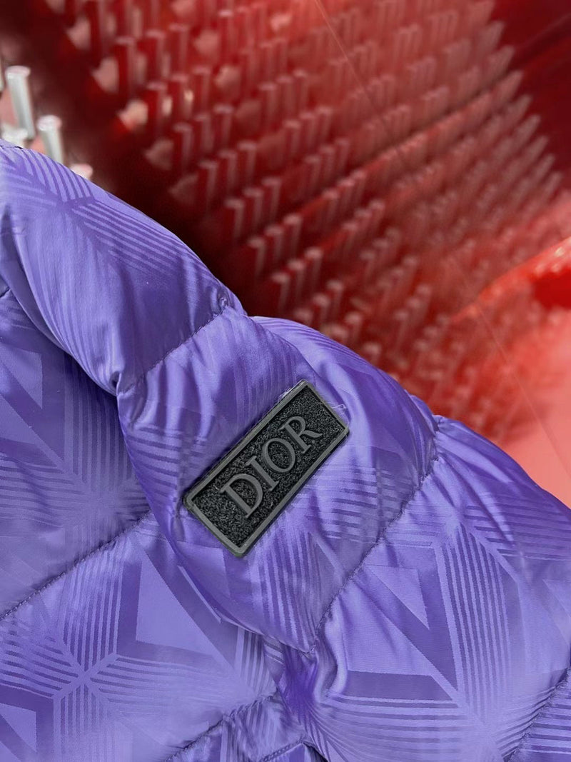 Dior - Doudoune CD oblique Violet