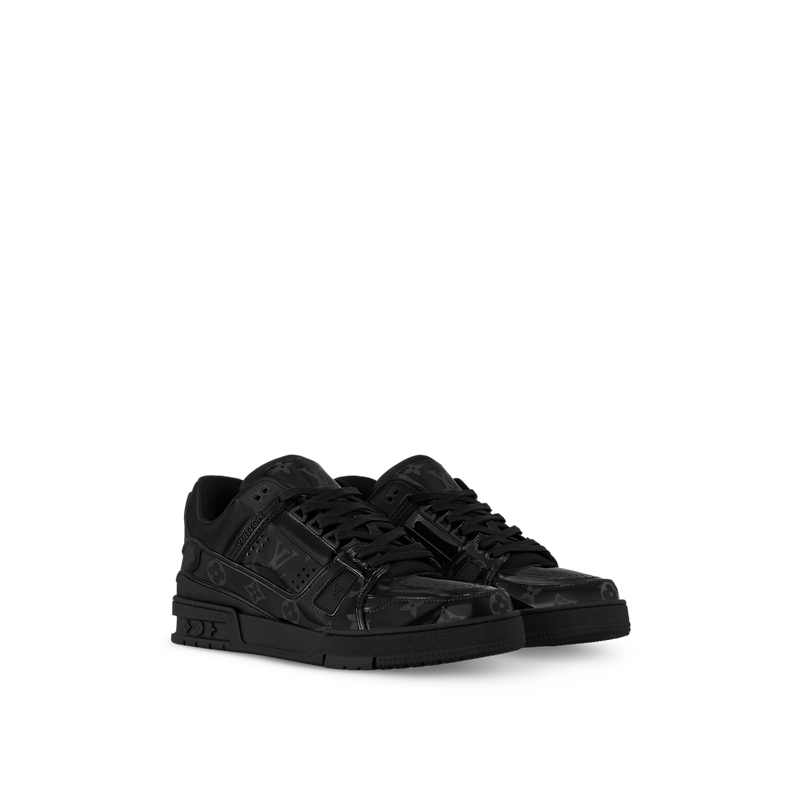 Sneaker LV Trainer Noir Vernis