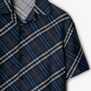 Burberry - Chemise casual en popeline de soie Check